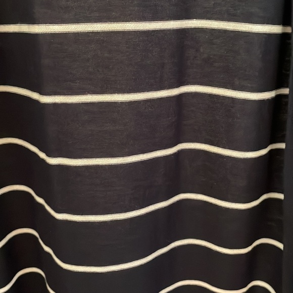 J.Crew size XS Navy and white lightweight wrap - Picture 3 of 5